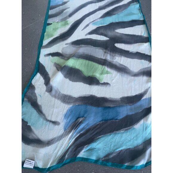 Moschino Cheap And Chic Silk Scarf 21” x 64” - Picture 4 of 7